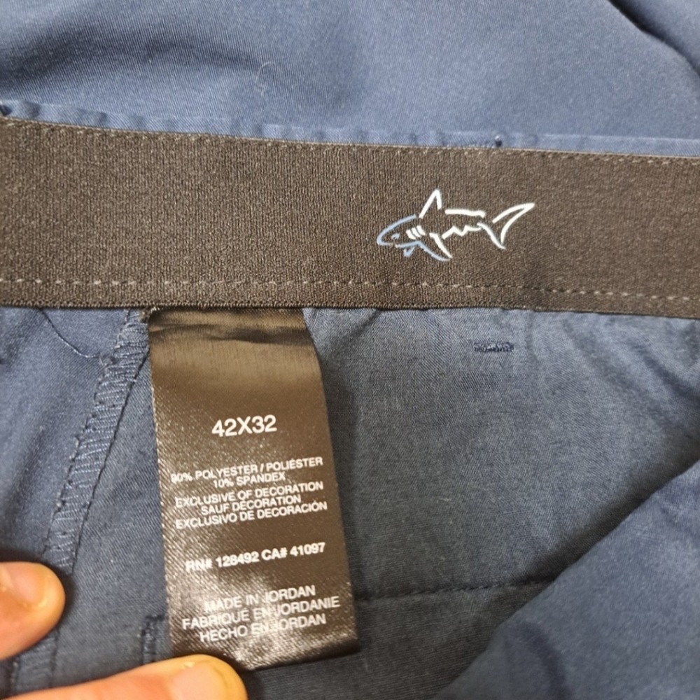 Men's Greg Norman 42×32 Blue Dress  Pants. - Picture 6 of 9